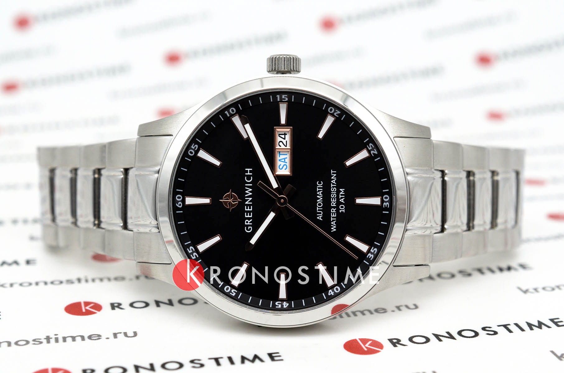 Greenwich Greenwich Good Luck GW 054.10.30 , наручные мужские часы фото под углом